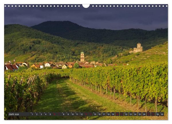 Produktbild: Elsass - Zwischen Rhein und Vogesen (Wandkalender 2026 DIN A3 quer), CALVENDO Monatskalender