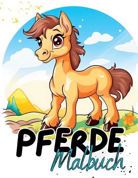 Produktbild: Pferde Malbuch