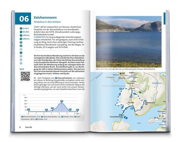 Produktbild: KOMPASS Wanderf&uuml;hrer Norwegen Mitte, von Fylke Tr&oslash;ndelag bis zum Nationalpark Jodalsbreen, 55 Touren mit Extra-Tourenkarte