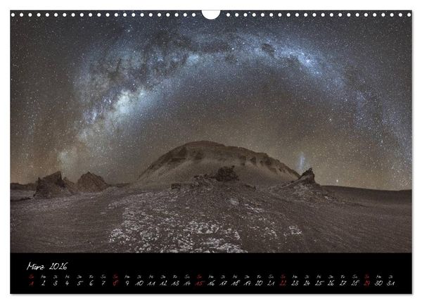 Produktbild: Faszination Milchstra&szlig;e - eine Reise zu den Nachtlandschaften unserer Erde (Wandkalender 2026 DIN A3 quer), CALVENDO Monatskalender