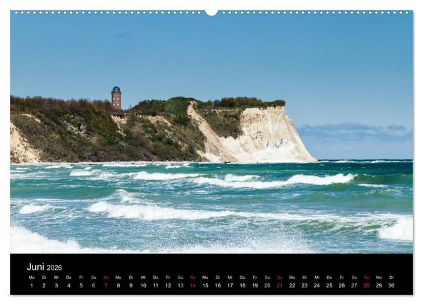 Produktbild: Ostseeinsel R&uuml;gen Impressionen (Wandkalender 2026 DIN A2 quer), CALVENDO Monatskalender