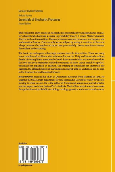 Produktbild: Essentials of Stochastic Processes