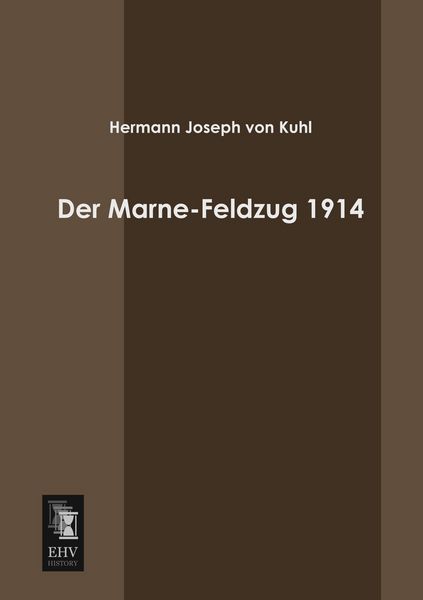 Produktbild: Der Marne-Feldzug 1914
