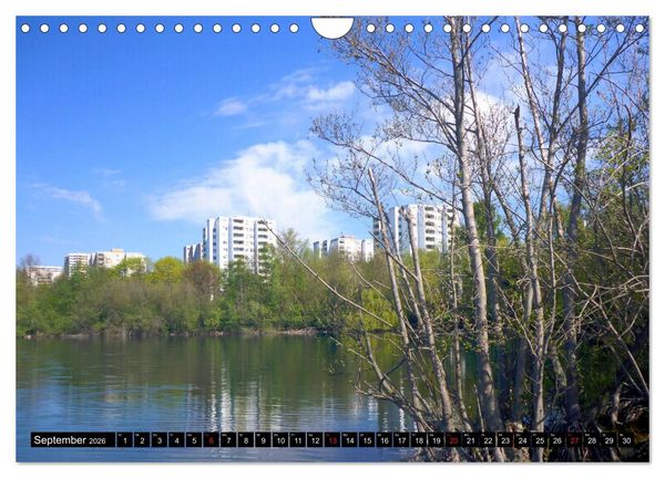 Produktbild: Gr&uuml;nes Mannheim (Wandkalender 2026 DIN A4 quer), CALVENDO Monatskalender