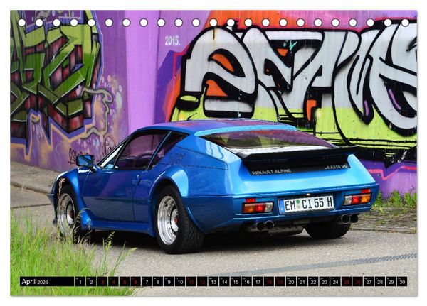 Produktbild: Renault Alpine A310 V6 (Tischkalender 2026 DIN A5 quer), CALVENDO Monatskalender