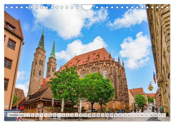 Produktbild: N&uuml;rnberg Impressionen (Wandkalender 2026 DIN A4 quer), CALVENDO Monatskalender