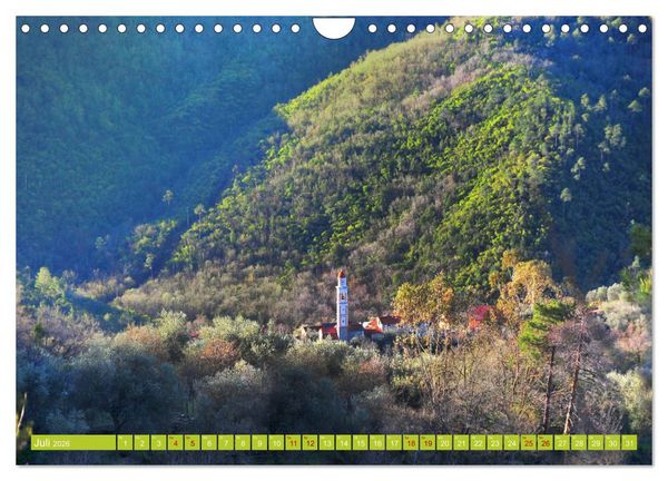 Produktbild: Ligurien f&uuml;r Tr&auml;umer (Wandkalender 2026 DIN A4 quer), CALVENDO Monatskalender