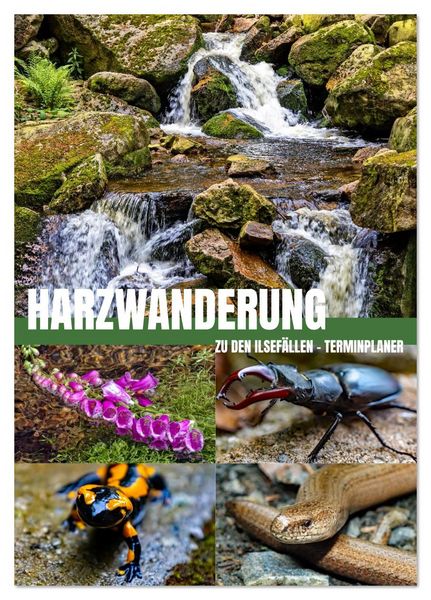 Produktbild: Harzwanderung zu den Ilsef&auml;llen - Terminplaner (Tischkalender 2026 DIN A5 hoch), CALVENDO Monatskalender