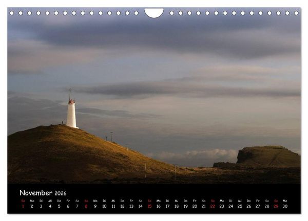 Produktbild: Island (Wandkalender 2026 DIN A4 quer), CALVENDO Monatskalender