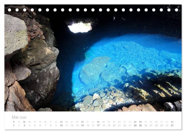 Produktbild: Die unwirkliche Welt von Lanzarote (Tischkalender 2026 DIN A5 quer), CALVENDO Monatskalender