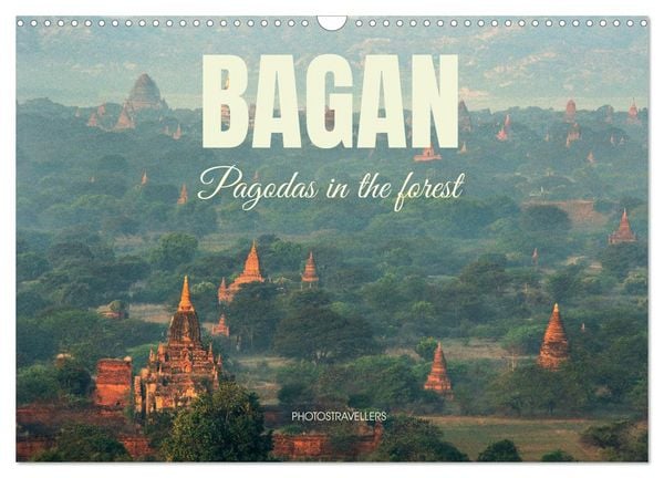 Produktbild: Bagan - Pagodas in the forest (Wall Calendar 2026 DIN A3 landscape), CALVENDO 12 Month Wall Calendar