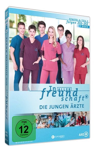 Produktbild: In aller Freundschaft - Die jungen &Auml;rzte - Staffel 6.2/Folgen 232-252 [7 DVDs]