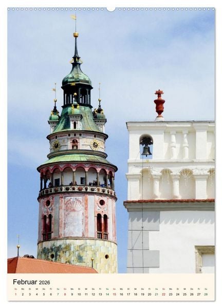 Produktbild: Krumau in Tschechien - Wundersch&ouml;nes Cesky Krumlov (hochwertiger Premium Wandkalender 2026 DIN A2 hoch), Kunstdruck in Hochglanz