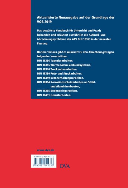 Produktbild: Abrechnung und Aufma&szlig;