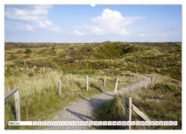 Produktbild: Spiekeroog - Momente einer Reise (hochwertiger Premium Wandkalender 2027 DIN A2 quer), Kunstdruck in Hochglanz