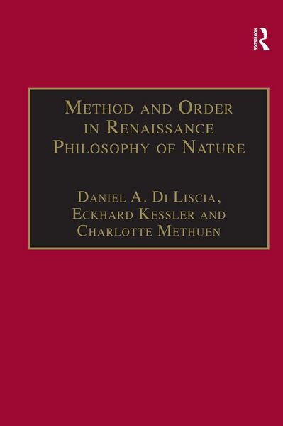 Produktbild: Method and Order in Renaissance Philosophy of Nature