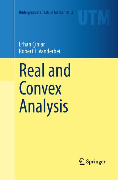 Produktbild: Real and Convex Analysis