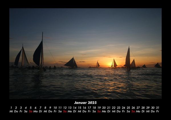 Produktbild: Boote 2025 Fotokalender DIN A3
