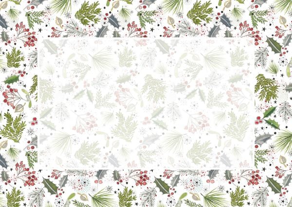Produktbild: Design Paper Besinnliche Weihnachten DIN A5. Mit Falz f&uuml;r Klappkarten