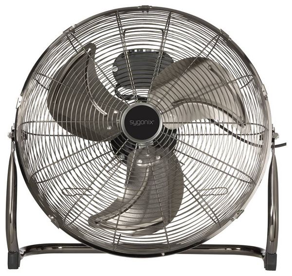 Produktbild: Sygonix Bodenventilator 120W (&Oslash; x H) 540mm x 540mm Schwarz