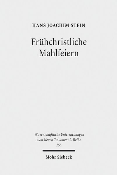 Produktbild: Fr&uuml;hchristliche Mahlfeiern