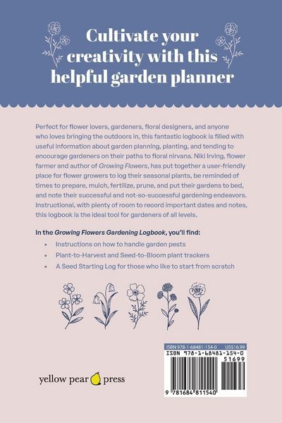 Produktbild: Growing Flowers Gardening Logbook