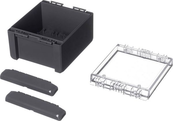 Produktbild: Bopla Bocube B 141309 PC-V0-G-7024 96023234 Outdoor-Geh&auml;use 125 x 151 x 90 Polycarbonat V0 Graphitgrau (RAL 7024) 1 St.