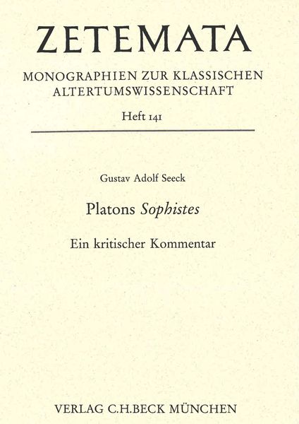 Produktbild: Platons Sophistes