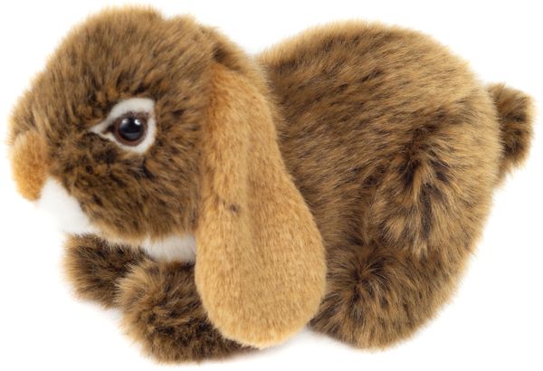 Produktbild: Teddy Hermann 93729 - Widder-Kaninchen braun, liegend, 18 cm Pl&uuml;schtier
