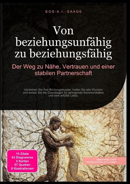 Produktbild: Von beziehungsunf&auml;hig zu beziehungsf&auml;hig: Der Weg zu N&auml;he, Vertrauen und einer stabilen Partnerschaft