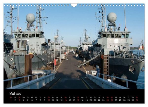 Produktbild: Marinest&uuml;tzpunkt Kiel (Wandkalender 2026 DIN A3 quer), CALVENDO Monatskalender