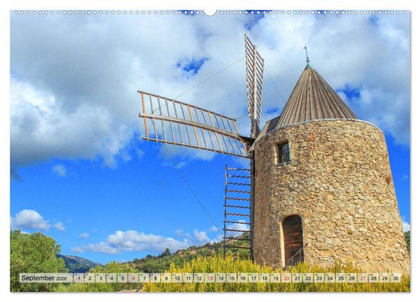 Produktbild: S&uuml;dfrankreich - C&ocirc;te d&rsquo;Azur (Wandkalender 2026 DIN A2 quer), CALVENDO Monatskalender