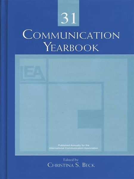 Produktbild: Communication Yearbook 31