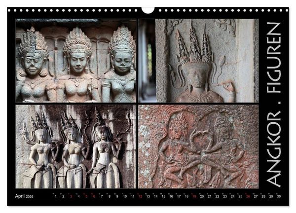 Produktbild: Kambodscha - Highlights aus Asien 2026 (Wandkalender 2026 DIN A3 quer), CALVENDO Monatskalender