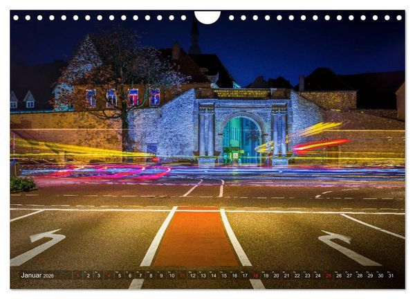 Produktbild: Osnabr&uuml;ck f&uuml;r Nachtschw&auml;rmer (Wandkalender 2026 DIN A4 quer), CALVENDO Monatskalender