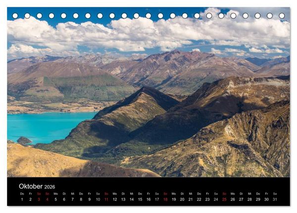 Produktbild: Neuseeland - Paradies am anderen Ende der Welt (Tischkalender 2026 DIN A5 quer), CALVENDO Monatskalender