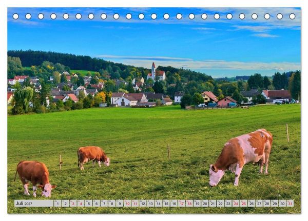 Produktbild: Die Stauden, eine Landschaft aus dem Bilderbuch (Tischkalender 2027 DIN A5 quer), CALVENDO Monatskalender