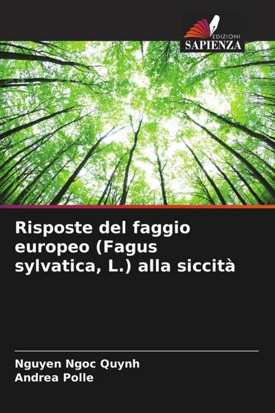 Produktbild: Risposte del faggio europeo (Fagus sylvatica, L.) alla siccit&agrave;