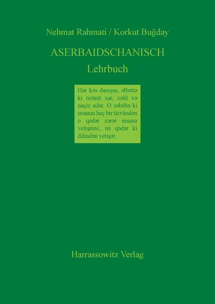 Produktbild: Aserbaidschanisch Lehrbuch