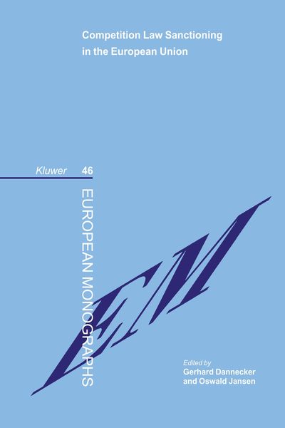 Produktbild: Competition Law Sanctioning in the European Union