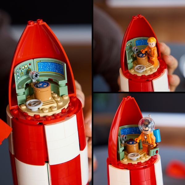 Produktbild: LEGO Ideas 21367 Die Mondrakete von Tintin, Modellbau f&uuml;r Erwachsene