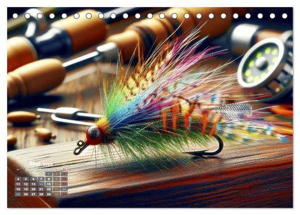 Produktbild: Die Kunst der Fliege (Tischkalender 2026 DIN A5 quer), CALVENDO Monatskalender