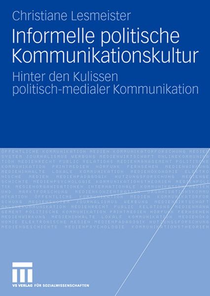 Produktbild: Informelle politische Kommunikationskultur