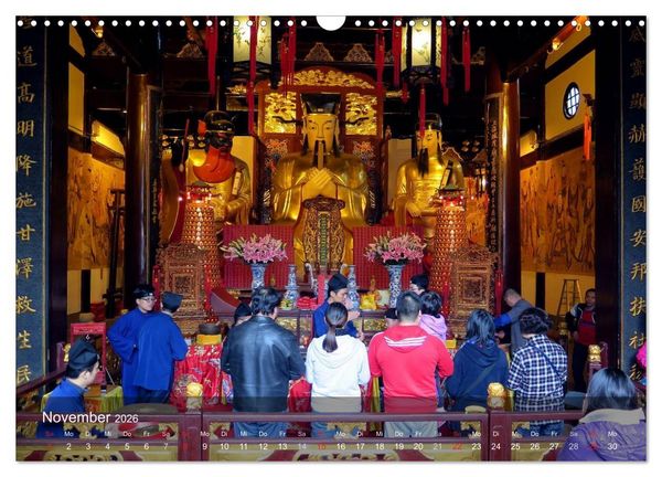 Produktbild: Shanghai - faszinierende Facetten (Wandkalender 2026 DIN A3 quer), CALVENDO Monatskalender
