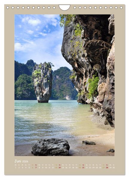 Produktbild: Erlebe mit mir das sonnige Thailand (Wandkalender 2026 DIN A4 hoch), CALVENDO Monatskalender