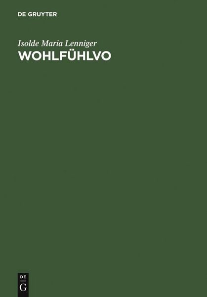 Produktbild: Wohlf&uuml;hlVO