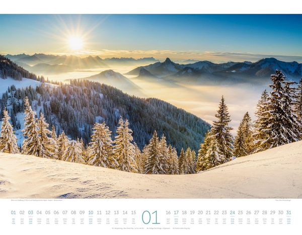 Produktbild: Naturparadies Alpen Kalender 2027