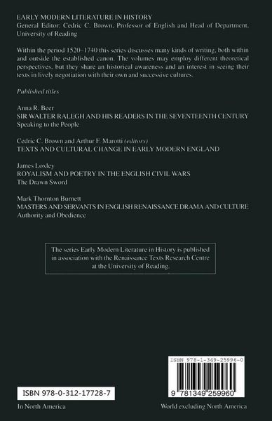 Produktbild: Texts and Cultural Change in Early Modern England