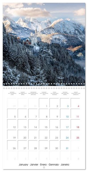 Produktbild: Fascinating Bavaria (Wall Calendar 2026 12 &times; 12 Inch) CALVENDO 12 Month Wall Calendar