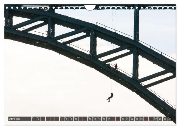 Produktbild: M&uuml;ngstener Br&uuml;cke - Stahlkonstruktion der Superlative (Wandkalender 2026 DIN A4 quer), CALVENDO Monatskalender